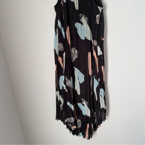 Bar 3 Women’s Pleated Contrast Midi Banana Strap Slip Dress S - Picture 4 of 4